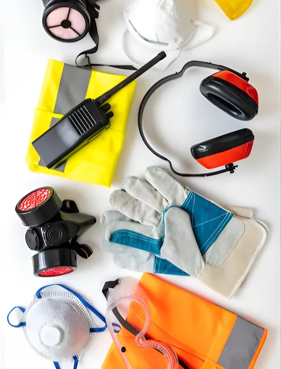 Respiratory, hearing and hand protection