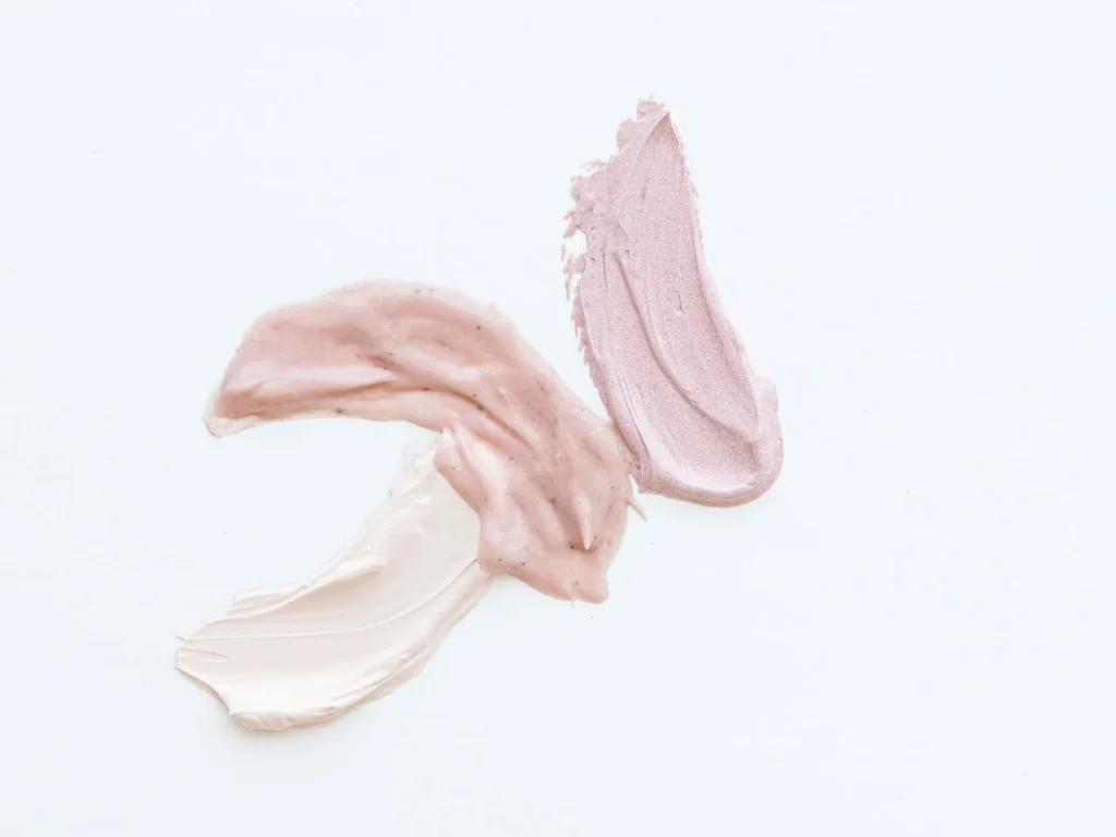 Cream and clay textures