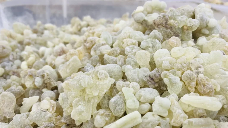 Resin close-up